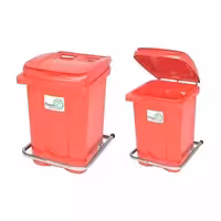 سطل زباله پلاستیکی سبلان 60 لیتر پدال دار