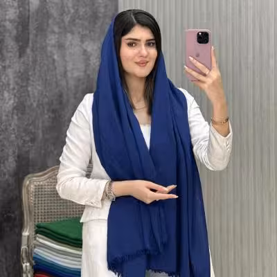 شال پفکی ساده