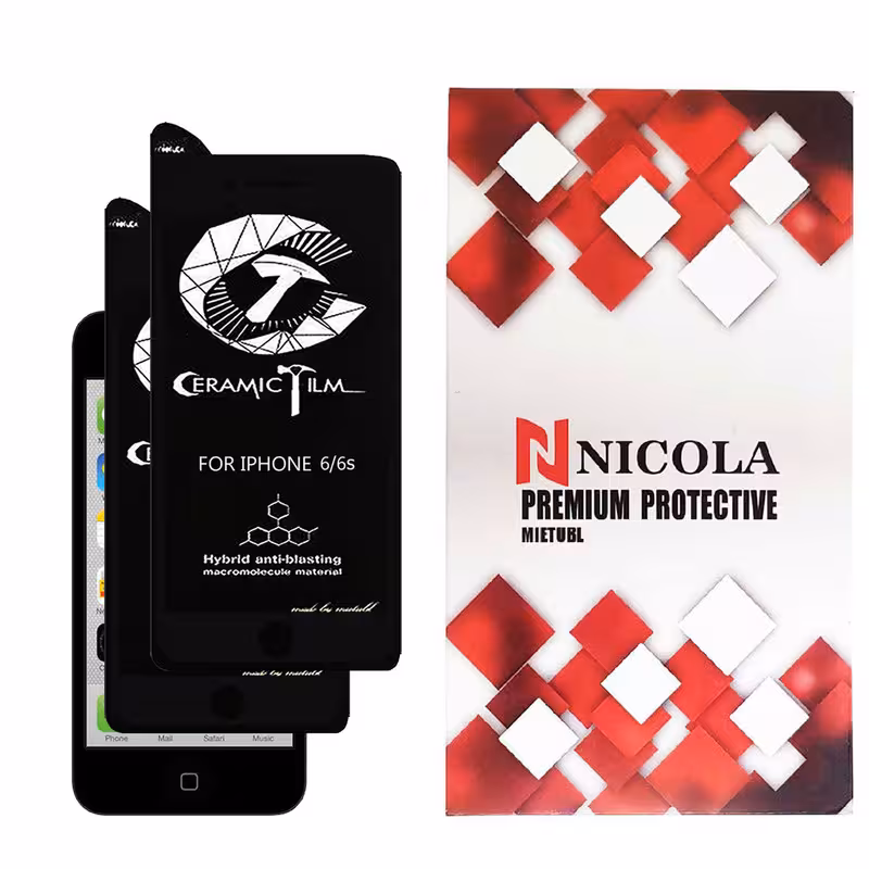 محافظ صفحه نمایش سرامیکی میتوبل مدل N2_MTR مناسب برای گوشی موبایل اپل Iphone 6/6s بسته دو عددی