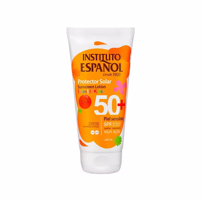 کرم ضد آفتاب کودک برند اسپانول با SPF 50 حجم 150 میل