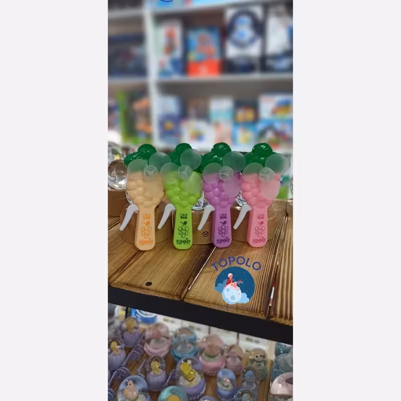 پنکه دستی کودک طرح توت فرنگی (پس کرایه)