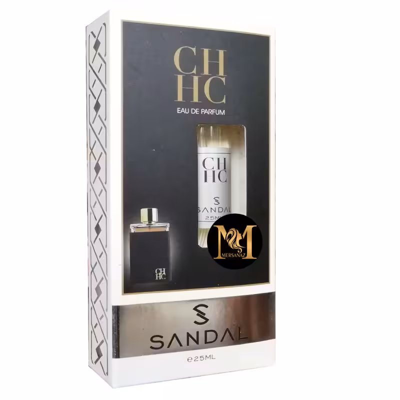 عطر جیبی مردانه صندل مدل سی اچ حجم 25 میلی لیتر