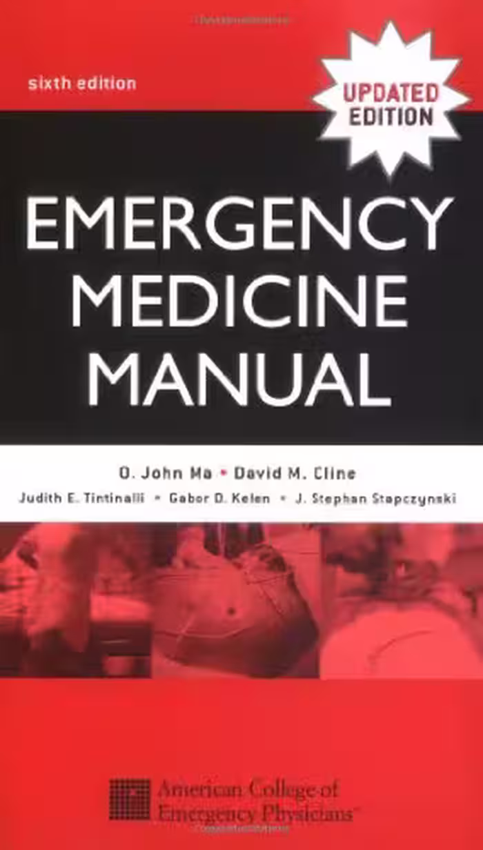 خرید و دانلود نسخه کامل کتاب Emergency Medicine Manual Ma