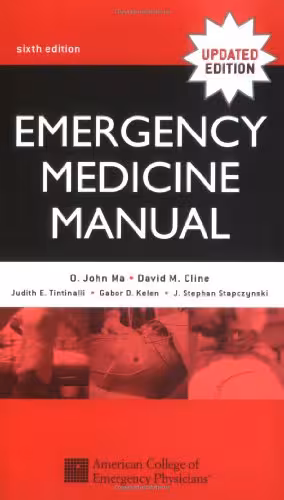 خرید و دانلود نسخه کامل کتاب Emergency Medicine Manual Ma