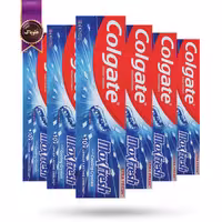 12 عدد خمیردندان کلگیت Colgate مدل Max Fresh با نعناع تند و کریستال‌های خنک‌کننده حجم 100 میلی‌لیتر (اورجینال)