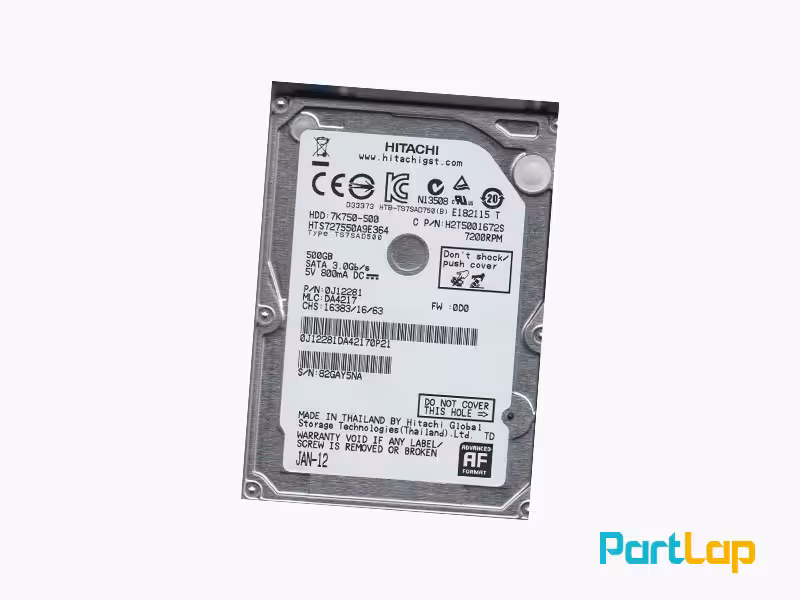 هارد دیسک اینترنال Hitachi مدل HTS727550A9E364 ظرفیت 500 گیگابایت