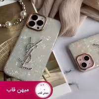 قاب گوشی آیفون yves saint laurent یخی با آویز - کد (7023)