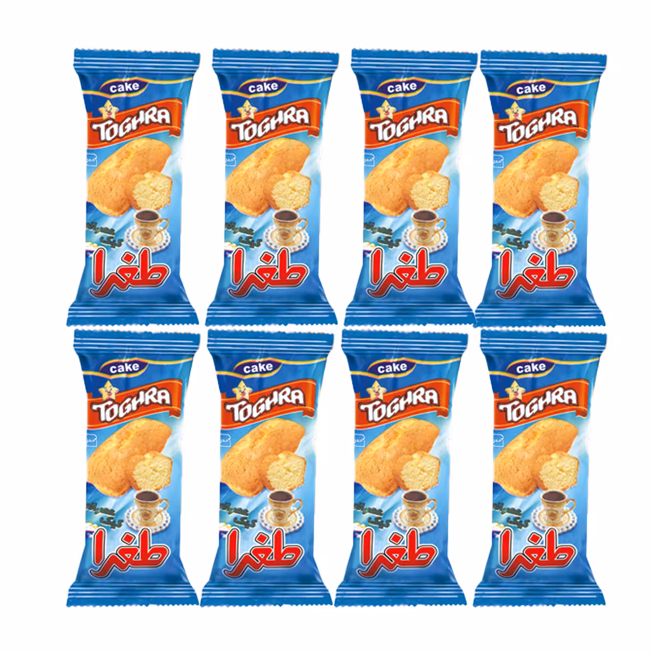 کیک عصرانه طغرا 65 گرمی بسته 24 عددی