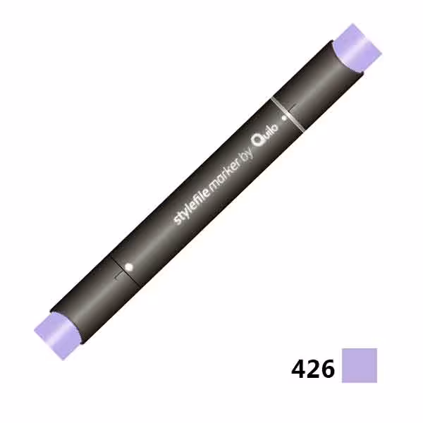 ماژیک راندو دوسر کوییلو کد 426 مدل Stylefile (رنگ pastel violet)