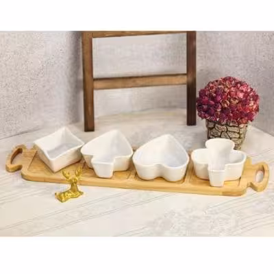 پیاله 4 خال زیر چوب مدرن G22