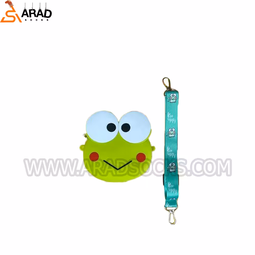 کیف سیلیکونی طرح قورباغه