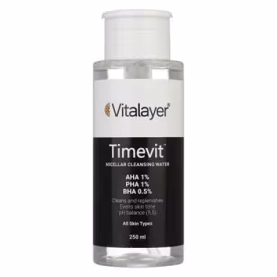 محلول پاک کننده آرایش ویتالیر مدل تایم ویت حجم 250 میلی لیتر