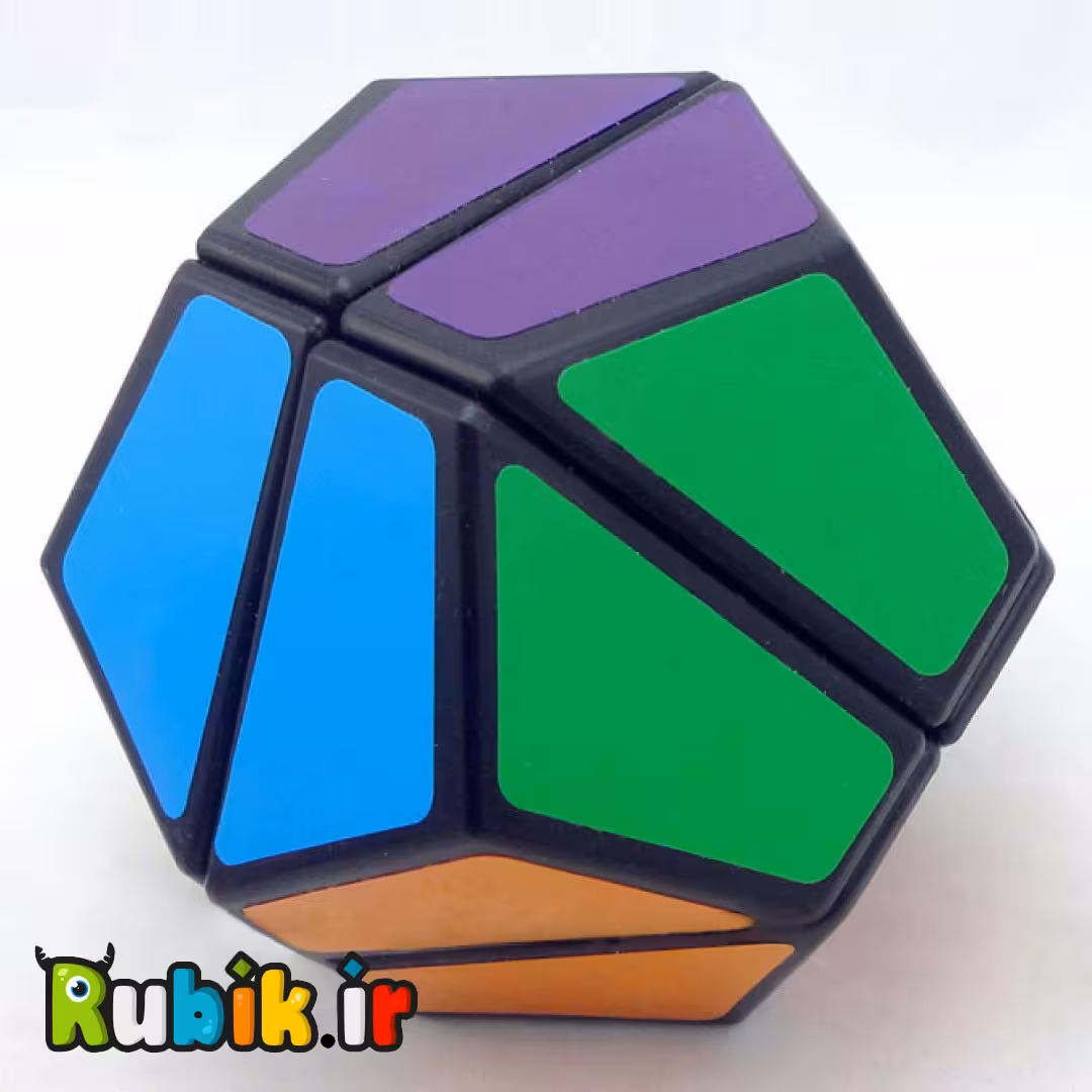 12سطحی مگامینکس 2*2 لن لن مشکی LanLan Dodecahedron