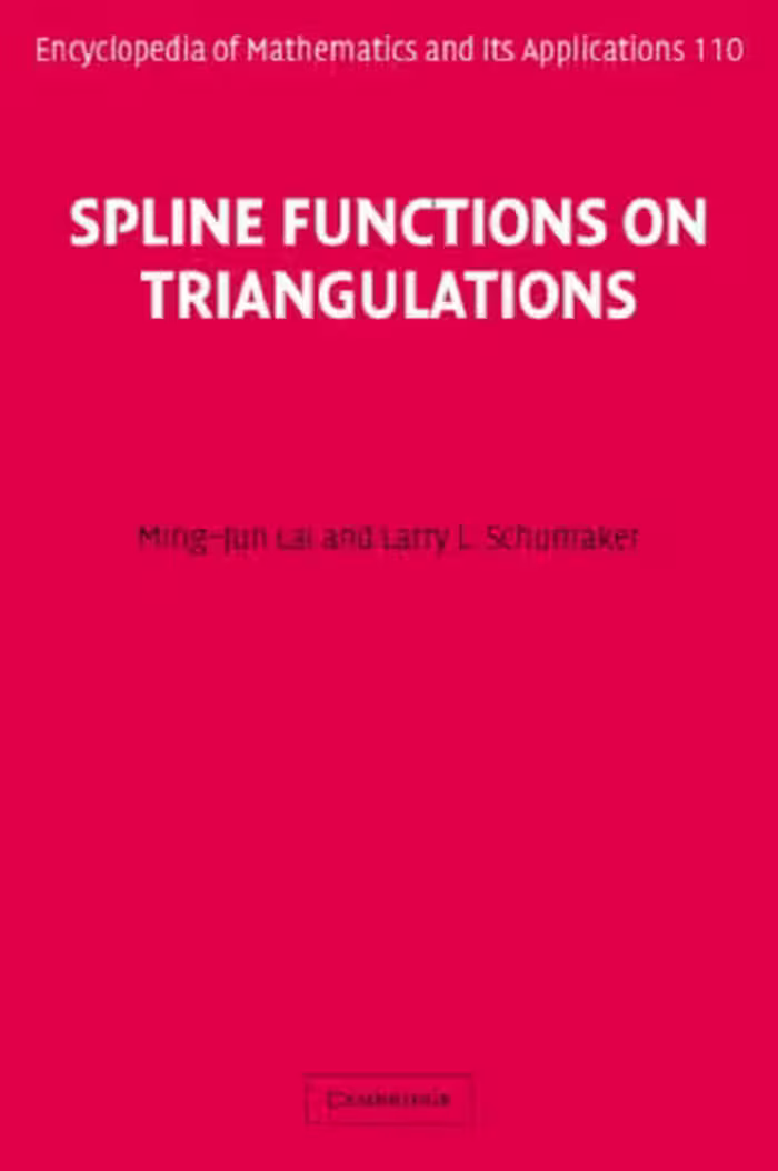 خرید و دانلود نسخه کامل کتاب Spline functions on triangulations