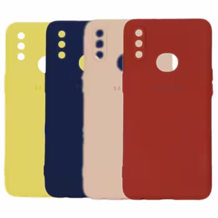 قاب سیلیکونی محافظ لنزدار سامسونگ Silicone Case Samsung Galaxy A10S