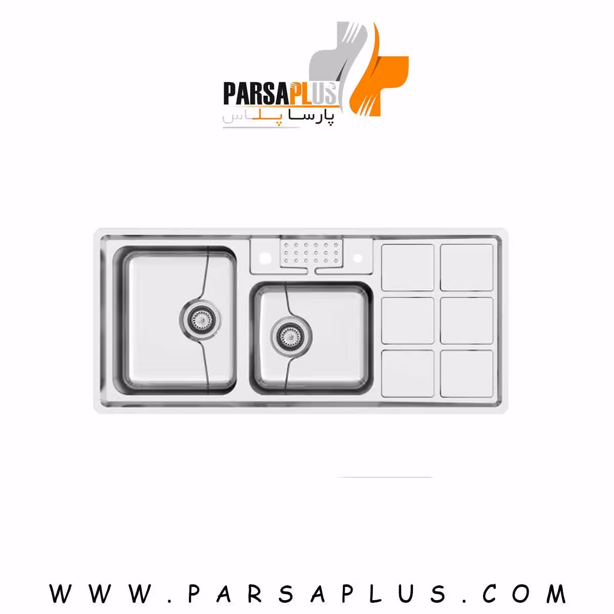 سینک روکار میکس پلاس مدل 8031P45