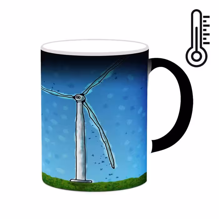 ماگ حرارتی کاکتی طرح فانتزی مدل mgh19030