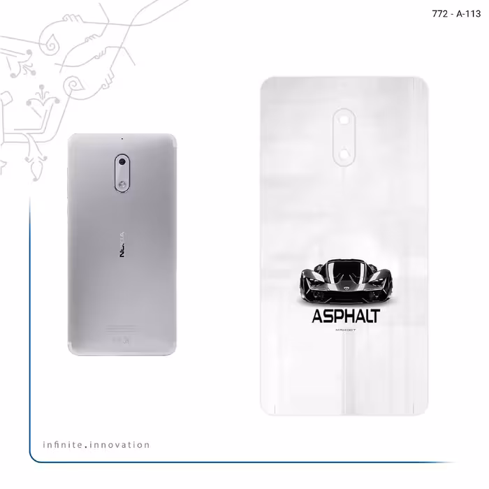 برچسب پوششی ماهوت مدل Asphalt Game Series مناسب برای گوشی موبایل نوکیا 6