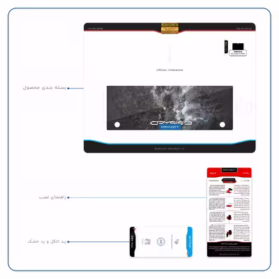 برچسب پوششی ماهوت مدل Crysis مناسب برای تبلت سامسونگ Galaxy Note 10.1 2012 N8010