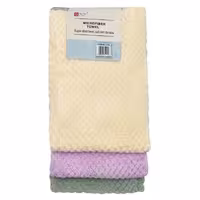 دستمال آشپزخانه مدل رنگی کد SA-100 مجموعه سه عددی