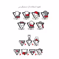  دستمال سر و گردن مدل SK-304