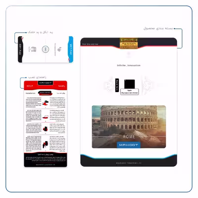 برچسب پوششی ماهوت مدل Rome City مناسب برای تبلت اپل iPad mini 2 2013 A1490