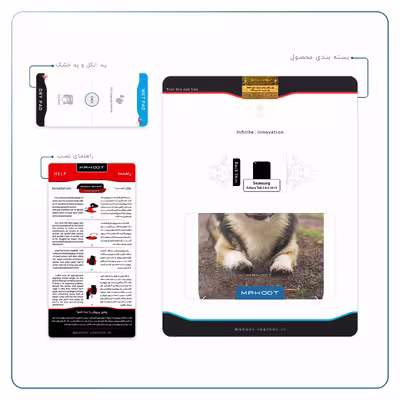 برچسب پوششی ماهوت مدل Dog-2 مناسب برای تبلت سامسونگ Galaxy Tab 3 8.0 2013 T311