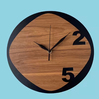 ساعت دیواری چشمه نور مدل  H8015-BR