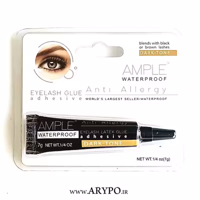 چسب مژه مصنوعی امپل مدل W_B وزن7 گرم