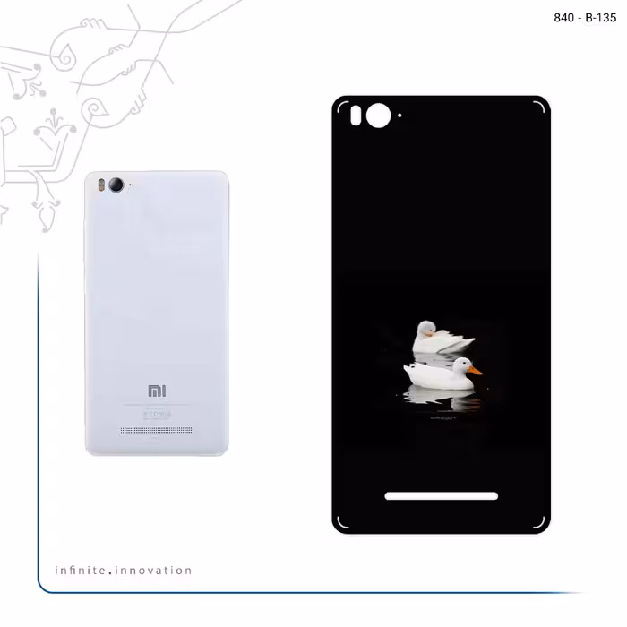 برچسب پوششی ماهوت مدل Duck مناسب برای گوشی موبایل شیائومی Mi 4c
