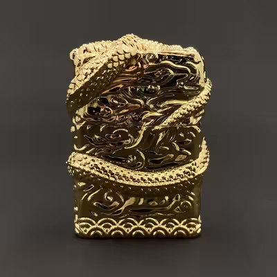 فندک مدل بنزینی طرح دراگون نیگن کد ab002