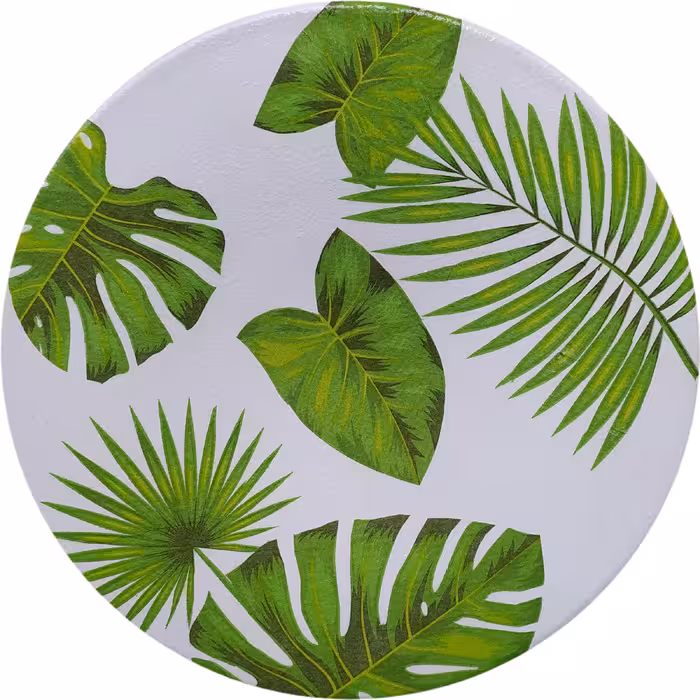 بشقاب دیوارکوب سفالی مدل برگ مجموعه 4 عددی