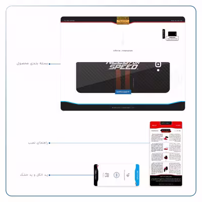 برچسب پوششی ماهوت مدل Need-for-Speed-Game مناسب برای تبلت سامسونگ Galaxy Tab A 10.1 2016 T585