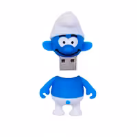 فلش مموری دایا دیتا طرح Smurfs مدل PC1016 ظرفیت 64 گیگابایت