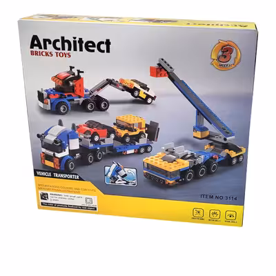 ساختنی مدل تریلی و جرثقیل و ماشین بر کد 12435