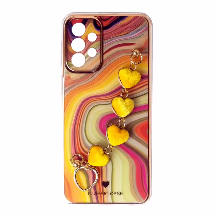 کاور لیمیا مدل فانتزی طرح آبرنگی کد 387 مناسب برای گوشی موبایل سامسونگ Galaxy A53 به همراه آویز