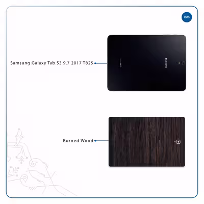 برچسب پوششی ماهوت مدل Burned Wood مناسب برای تبلت سامسونگ Galaxy Tab S3 9.7 2017 T825