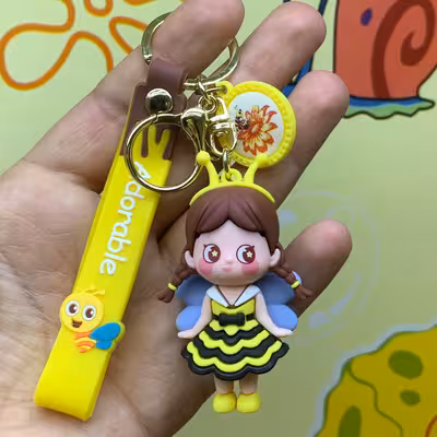 جاکلیدی مدل سیلیکونی دختر طرح زنبور