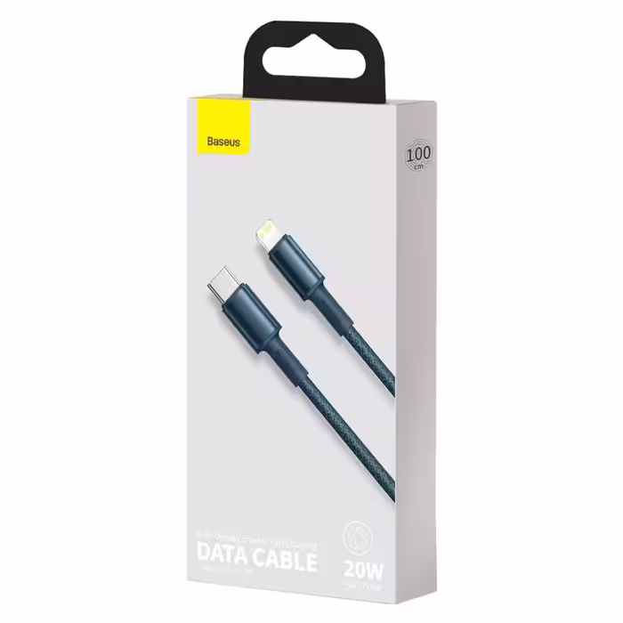 کابل تبدیل USB-C به لایتنینگ باسئوس مدل D_03 20W طول 1 متر