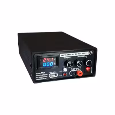 منبع تغذیه الکتریکی 24 ولت 5 آمپر آوا مدل MPS-345