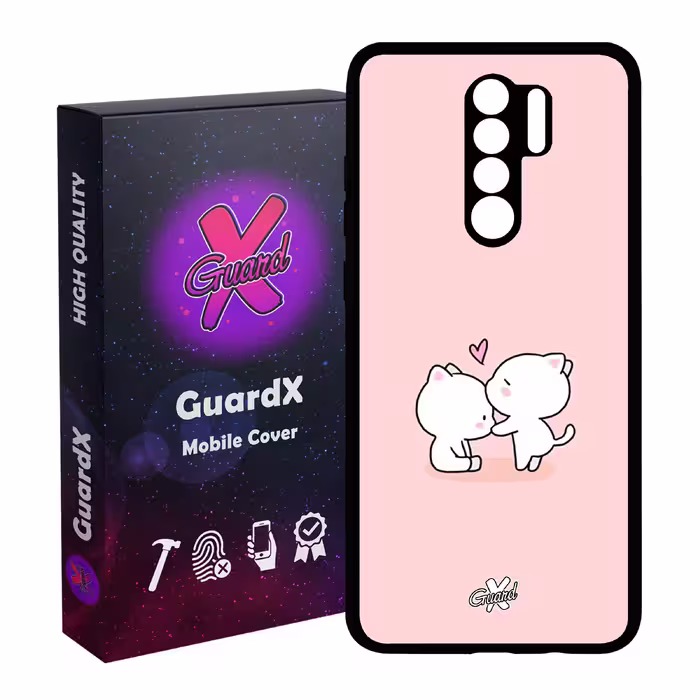 کاور گارد ایکس طرح عشق مدل Glass10373 مناسب برای گوشی موبایل شیائومی Redmi 9 / 9 Prime