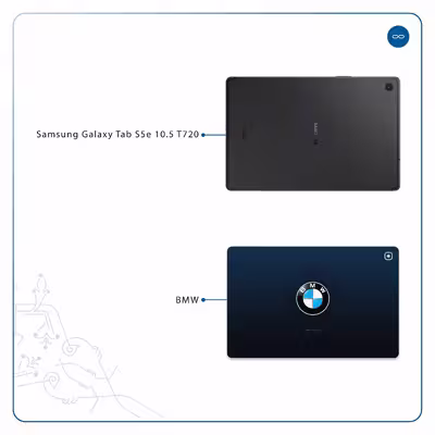 برچسب پوششی ماهوت مدل BMW مناسب برای تبلت سامسونگ Galaxy Tab S5e 10.5 2019 T720
