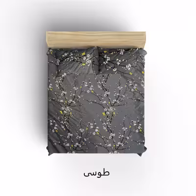 سرویس ملحفه کوکو جم مدل دیجی گل یخ دو نفره سه تکه