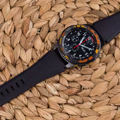 برچسب ماهوت طرح Army-Autumn-pixel مناسب برای ساعت هوشمند سامسونگ Galaxy Gear S3 Frontier