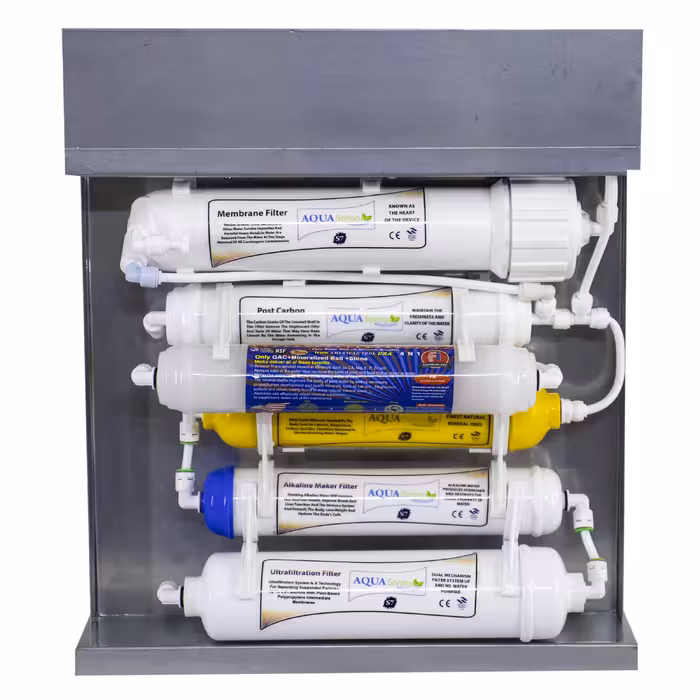 دستگاه تصفیه کننده آب آکوآ اسپرینگ مدل RO-S7-KZ 7550 به همراه فیلتر مجموعه 4 عددی