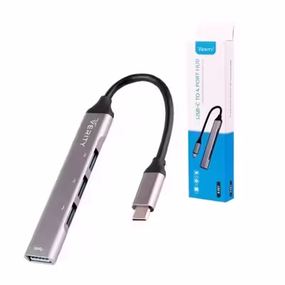 هاب 3 پورت USB-C مدل H 410 T