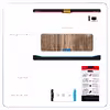 برچسب پوششی ماهوت مدل Light Walnut Wood مناسب برای تبلت سامسونگ Galaxy Tab S4 10.5 2018 T835