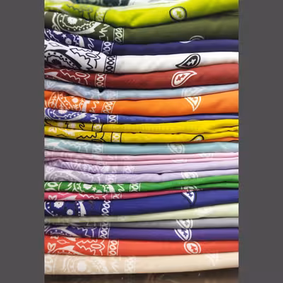 دستمال سر و گردن مدل باندانا کد 100