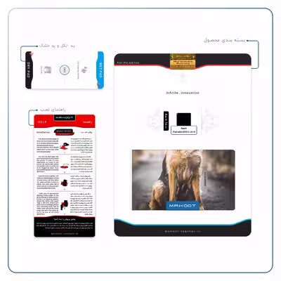 برچسب پوششی ماهوت مدل Dog-1 مناسب برای تبلت اپل iPad mini (GEN 5) 2019 A2125