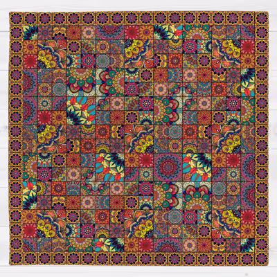 رومیزی طرح چهل تکه کد 996